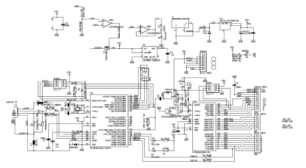 ch340 usb to serial schematic
